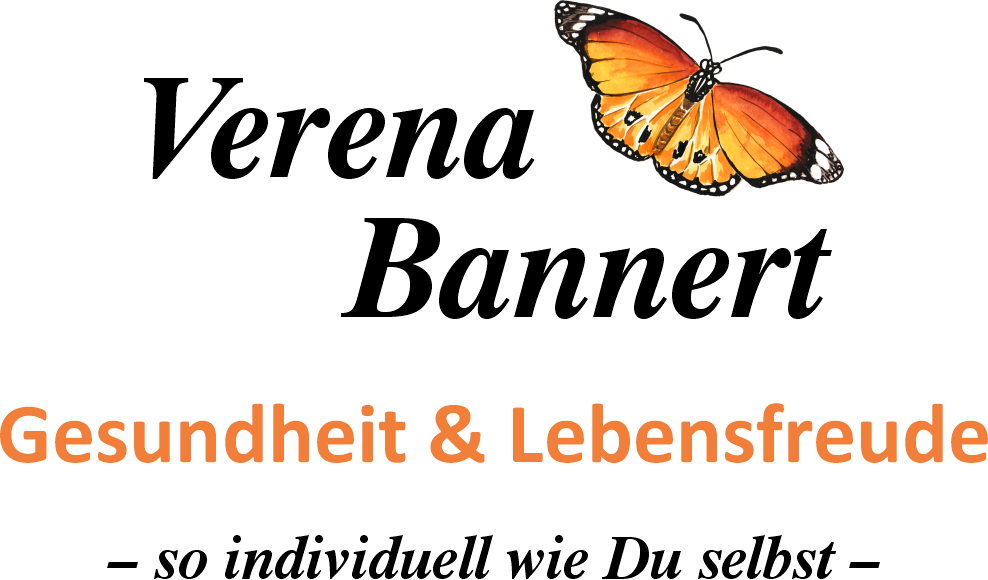 Logo Verena Bannert auf transparent Verena Bannert, Gesundheit & Lebensfreude, so individuell wie Du selbst